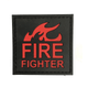 Morale patch FIRE FIGHTER QS Patch - Noir - Welkit.com