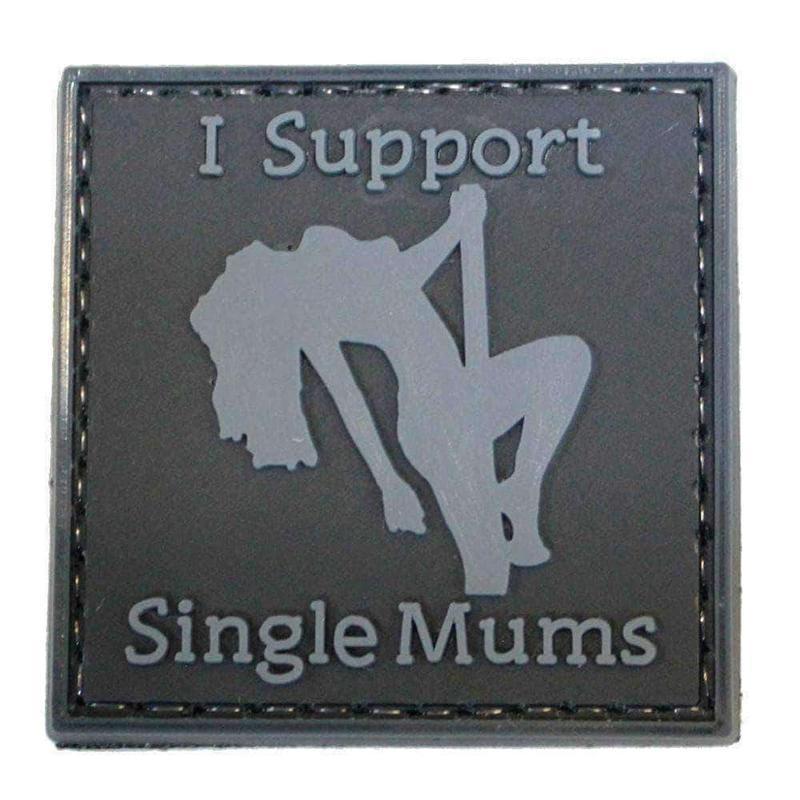 Morale patch I SUPPORT SINGLE MUMS MNSP - Vert - Welkit.com