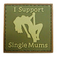 Morale patch I SUPPORT SINGLE MUMS MNSP - Vert - Welkit.com