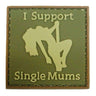 Morale patch I SUPPORT SINGLE MUMS MNSP - Vert - Welkit.com