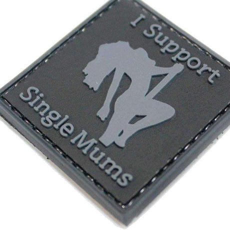 Morale patch I SUPPORT SINGLE MUMS MNSP - Vert - Welkit.com