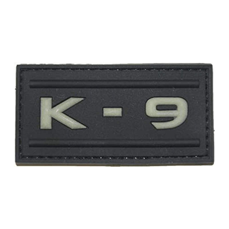 Morale patch K - 9 GLOW QS Patch - Noir - Welkit.com