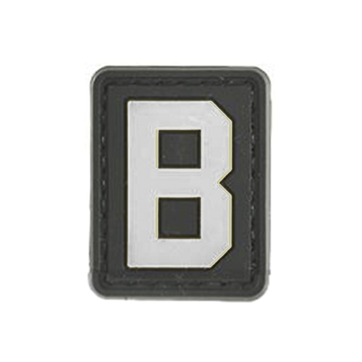 Morale patch LETTER PATCH Mil - Spec ID - Blanc - Welkit.com