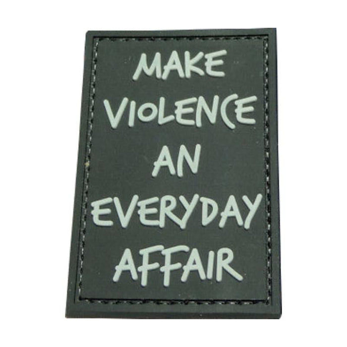Morale patch MAKE VIOLENCE AN EVERYDAY AFFAIR Mil-Spec ID - Vert - - Welkit.com - 3662950037559 - 3