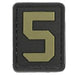 Morale patch NUMBER PATCH Mil-Spec ID - Coyote - 5 - Welkit.com - 3662950039157 - 7