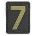 Morale patch NUMBER PATCH Mil-Spec ID - Coyote - 7 - Welkit.com - 3662950039171 - 9