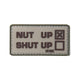 Morale patch NUT UP MNSP - Marron - Welkit.com