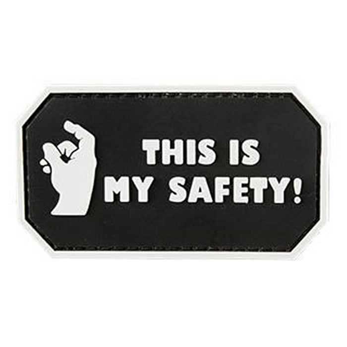 Morale patch THIS IS MY SAFETY QS Patch - Noir - - Welkit.com - 3662950037504 - 1