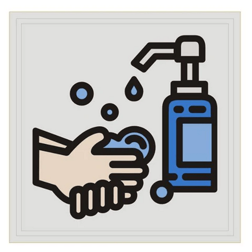Morale patch WASH YOUR HANDS WITH HAND SANITIZER Mil-Spec ID - Gris - - Welkit.com - 3662950115448 - 1
