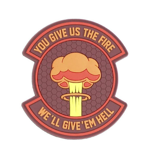 Morale patch WE GIVE 'EM HELL ROUGE 101 Inc - Rouge - - Welkit.com - 8719298257431 - 1