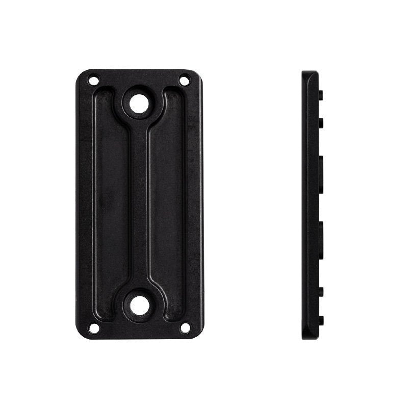 Adaptateur M-LOK queue d'aronde RRS/ARCA Magpul 2 fentes en aluminium 8 cm