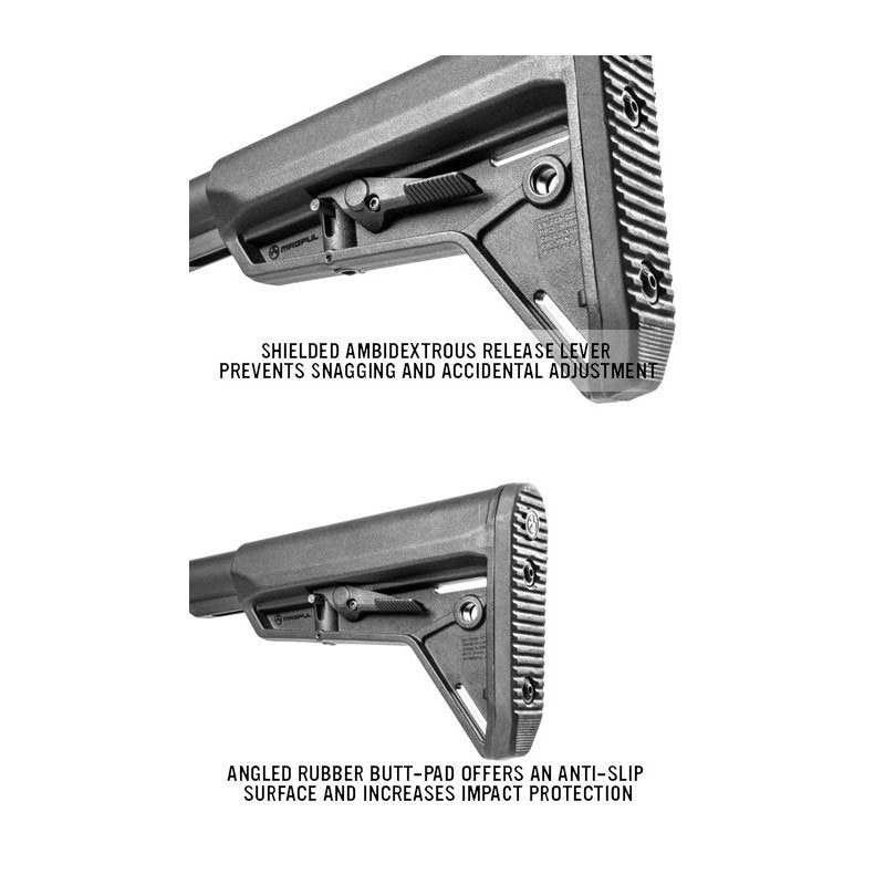 Crosse Magpul MOE SL Carbine réglable AR15 et M4 profil épuré 272 g en polymère