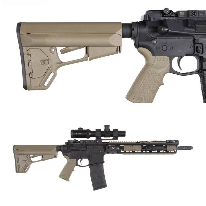 Crosse Magpul ACS réglable pour AR et M4 en polymère trois rangements intégrés
