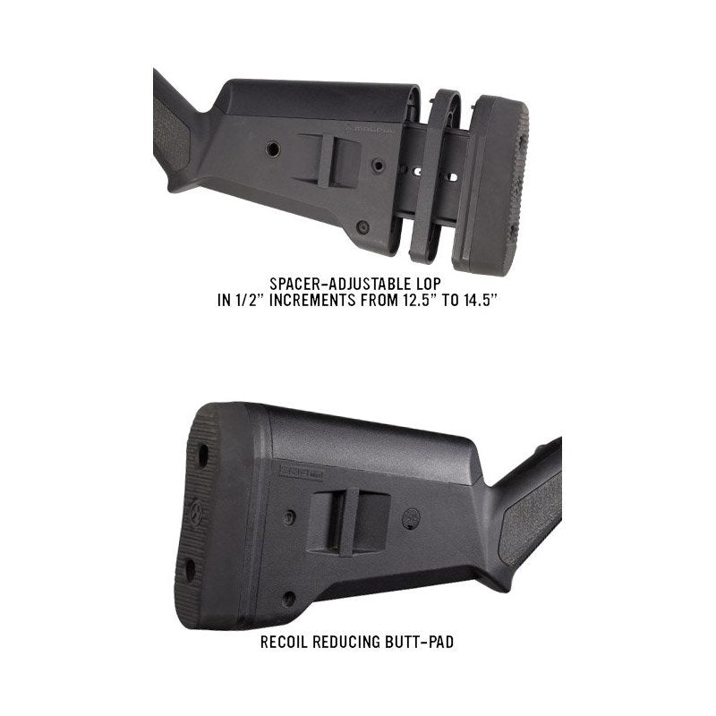 Crosse Magpul SGA ambidextre pour Mossberg 500, 590 et 590A1 de calibre 12 réglable