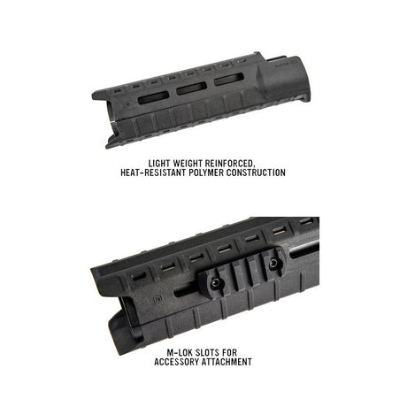 Garde-main Magpul MOE SL longueur carabine à fentes M-LOK pour AR15 et M4