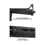 Garde-main Magpul MOE SL Mid à fentes M-LOK pour AR15 et M4 de 226 mm de long