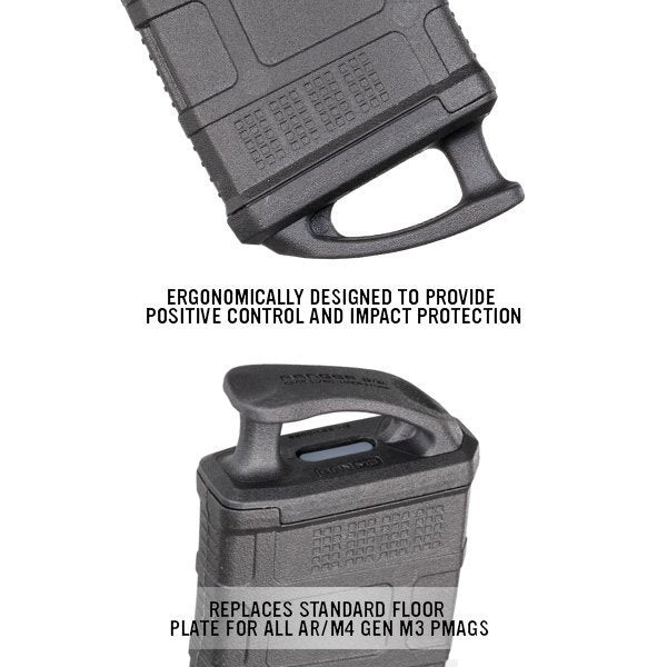 Talonnette Magpul Ranger Plate pour chargeur PMAG Gen3 M3 5.56x45 lot de trois