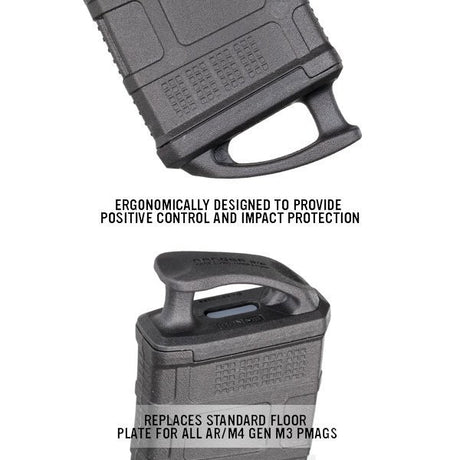 Talonnette Magpul Ranger Plate pour chargeur PMAG Gen3 M3 5.56x45 lot de trois