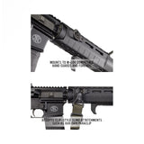 Attache de sangle M-LOK Paraclip Magpul en acier Melonite 45,7 x 12,7 mm