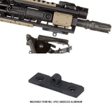 Interface bipied M-LOK Magpul en aluminium usiné pour goujon type Harris 5,92 cm