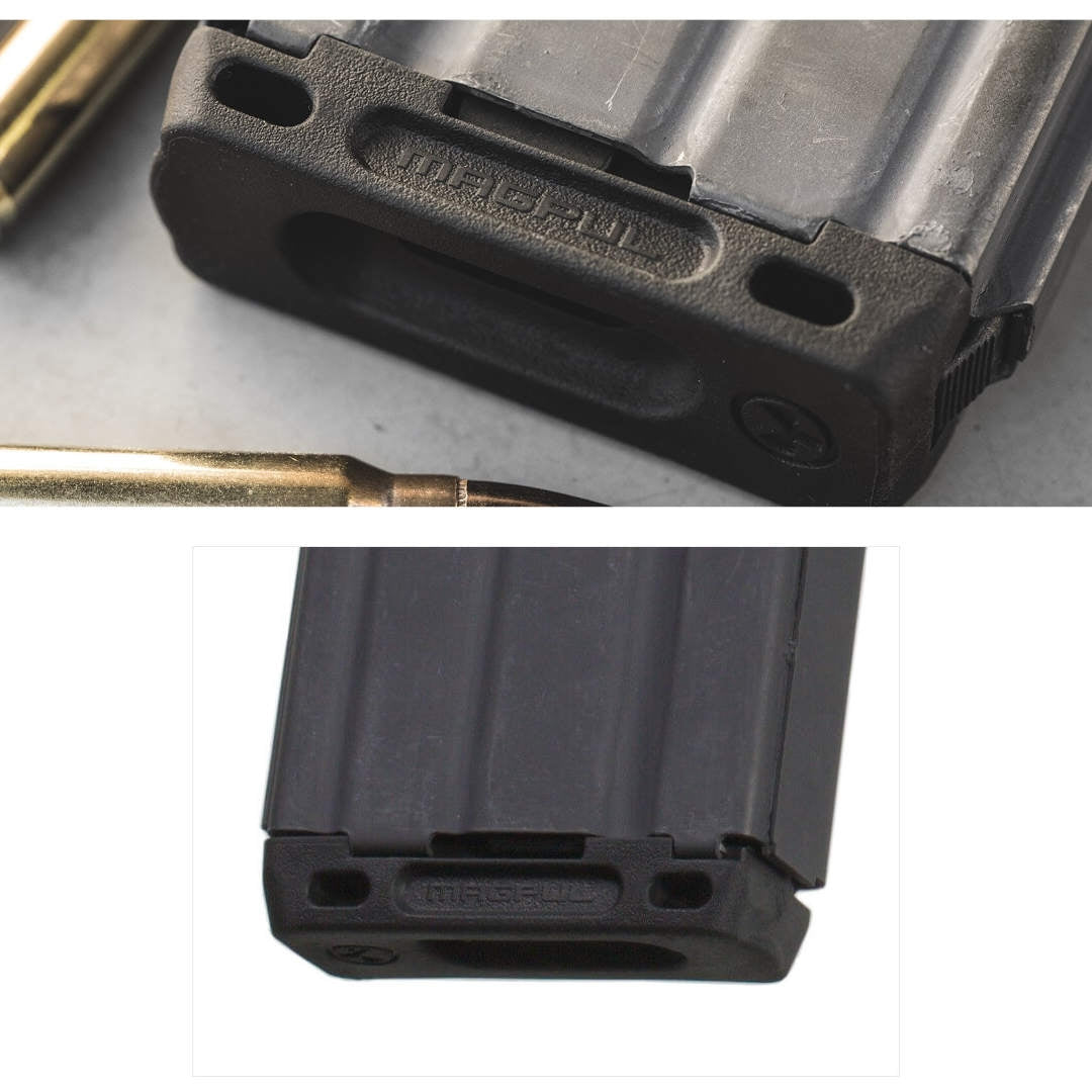 Plaques de fond L-Plate USGI Magpul en Santoprene sur acier lot de trois unités