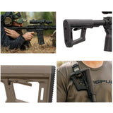 Crosse télescopique MOE PR Carbine Magpul patin d'appui et sangle de main