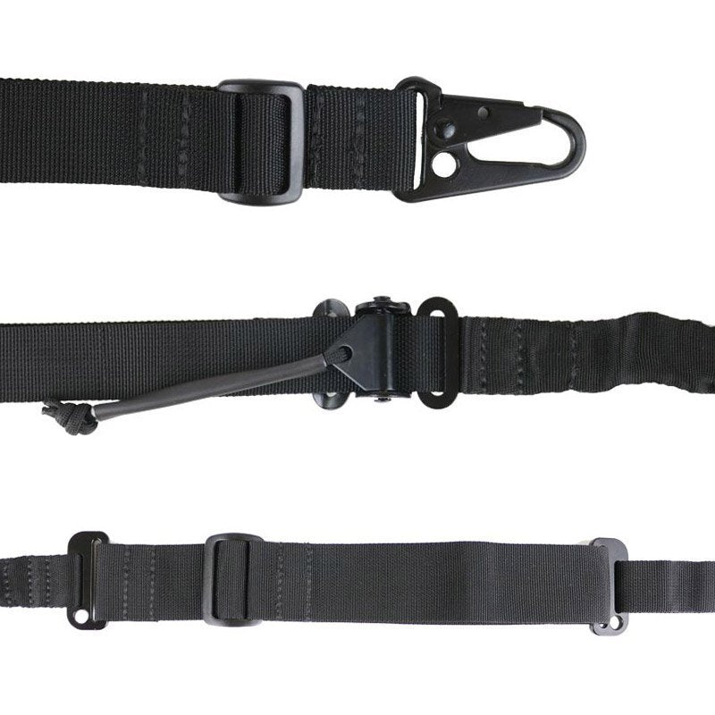 Sangle d'arme 2 points Vigilant DUKA en nylon Cordura avec tirette de réglage rapide