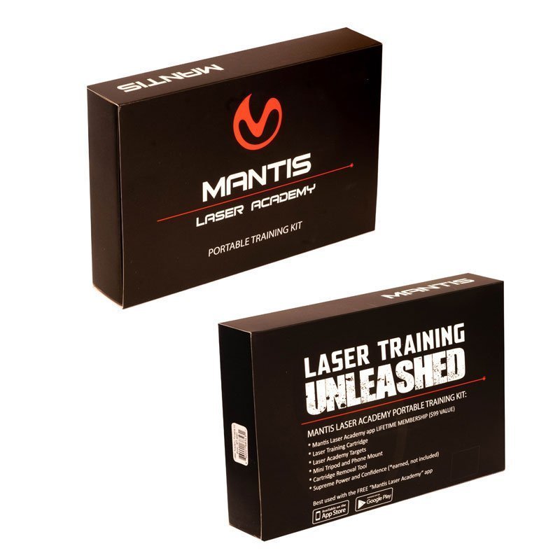 Kit d'entraînement au tir à sec Laser Academy Standard Mantis calibre 9 mm avec mallette