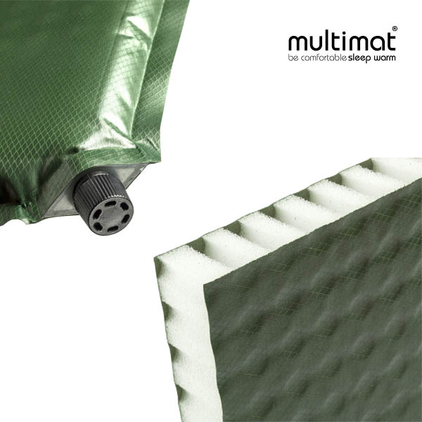 Matelas autogonflant Multimat NATO Mattress 35S 122 x 52 cm mousse 35 mm 725 g