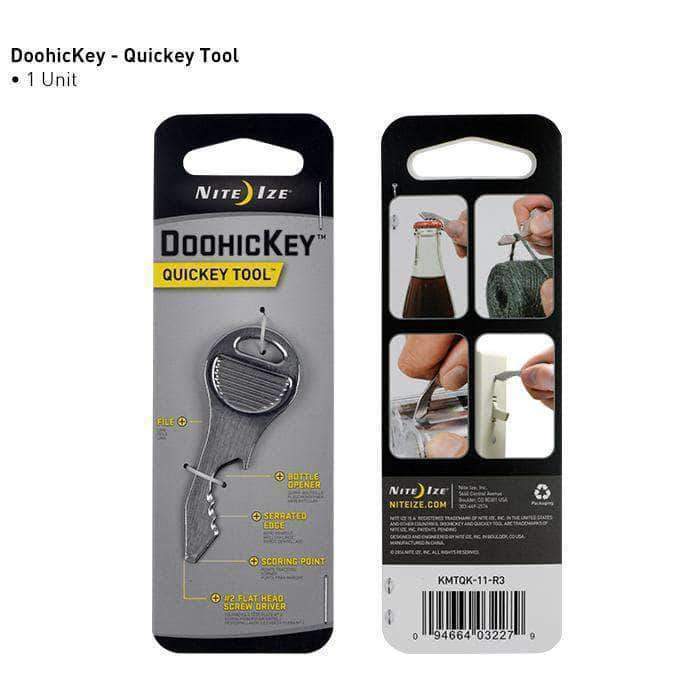 Outil multifonctions DOOHICKEY QUICKEY Nite Ize - Gris - - Welkit.com - 3662950015793 - 6