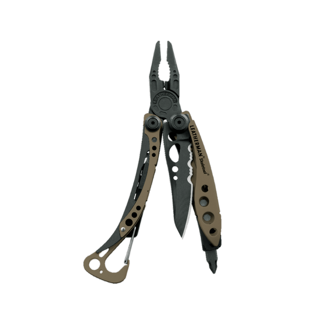 Outil multifonctions SKELETOOL | 7 Outils Leatherman - Coyote - Welkit.com