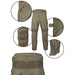 Pantalon de combat CHIMERA Mil-Tec - Vert olive - S - Welkit.com - 4046872399732 - 2