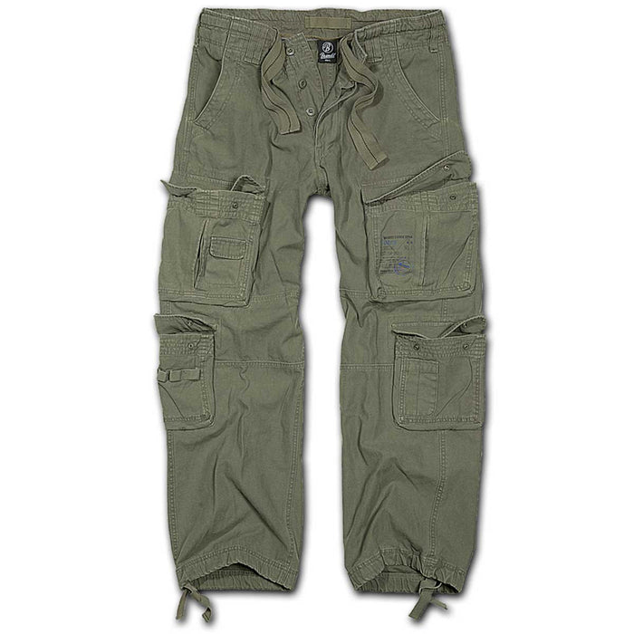 Pantalon tactique PURE VINTAGE Brandit - Vert olive - S - Welkit.com - 4051773003626 - 3