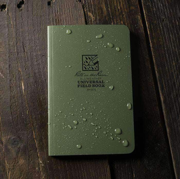 Papier étanche UNIVERSAL FIELD BOOK 974 Rite In The Rain - Vert olive - - Welkit.com - 2000000379159 - 2