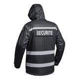 Parka HARDSHELL SÉCU - ONE WF 150 HV - TAPE SÉCURITÉ A10 Equipment - Noir - Welkit.com