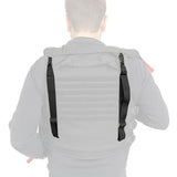 Kit de 2 bretelles Vigilant pour sangle DUKA sur porte-plaques en nylon Cordura