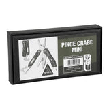 Pince multifonctions Ares Crabe Mini 6 outils avec mousqueton intégré et clip métallique