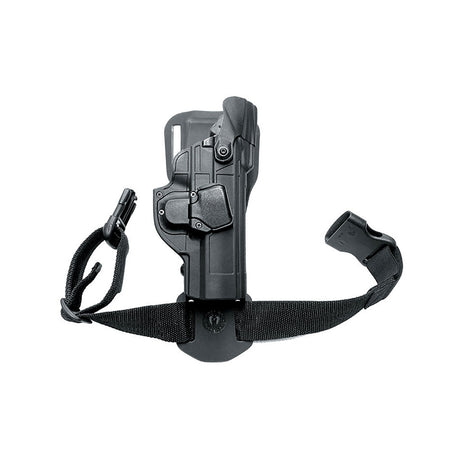 Plateforme de cuisse pour holster à passants de ceinturon réglable sur trois hauteurs