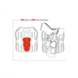 Plateau tournant King Cobra en polyamide injecté pour étui porte-chargeur et accessoire
