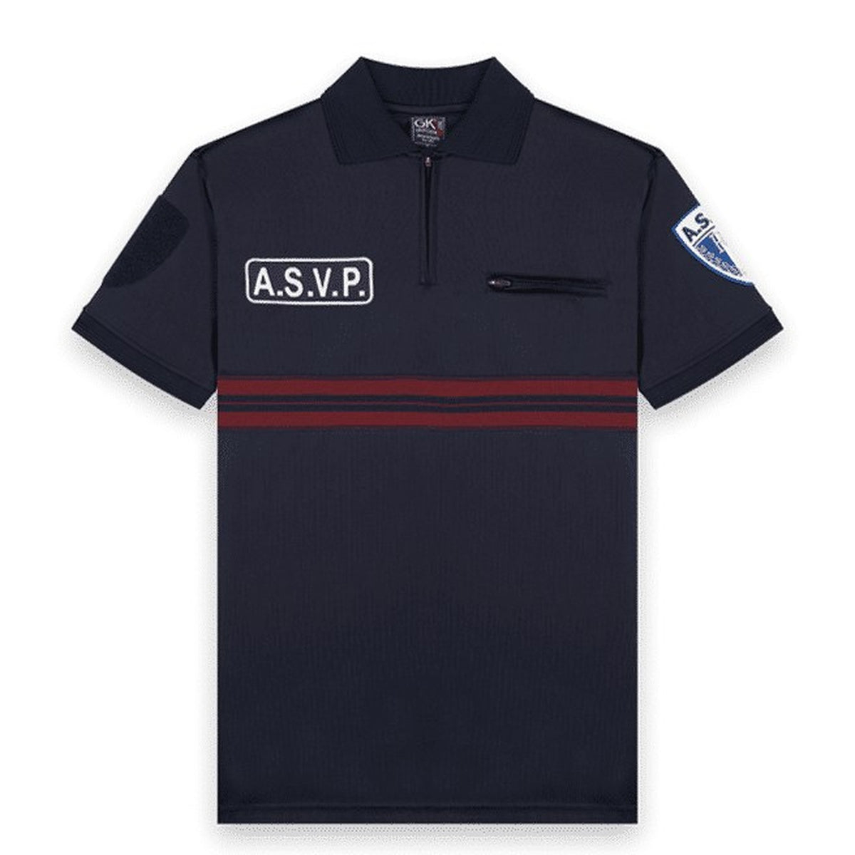 Polo de service manches courtes GK Professional ASVP maille respirante 180 g/m²