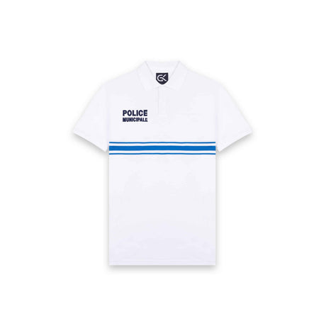 Polo de service manches courtes boutonné GK Professional Police Municipale emplacement de grade