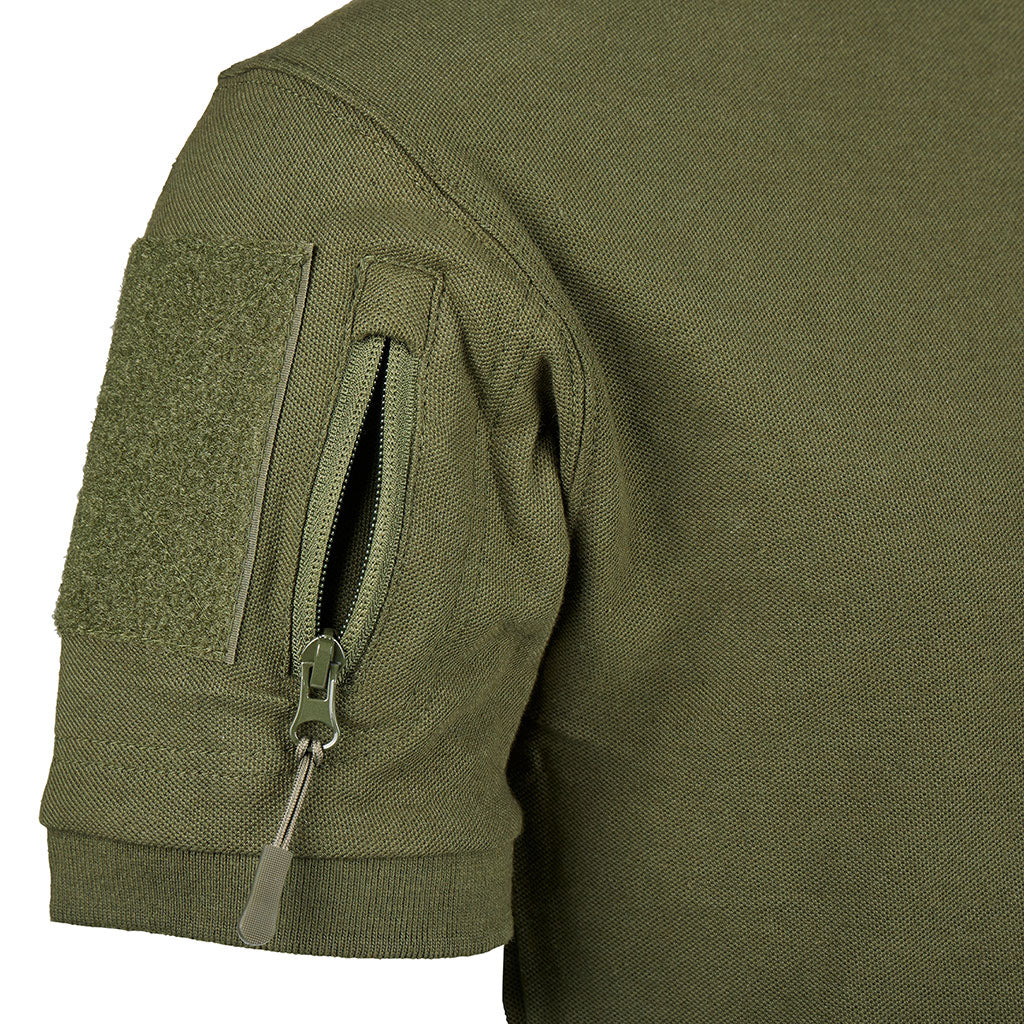 Polo tactique Ares French Army polycoton 230 g/m² poche de manche à glissière