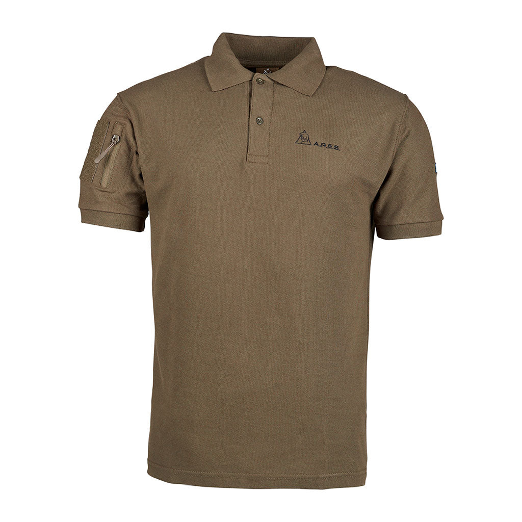 Polo tactique Ares French Army polycoton 230 g/m² poche de manche à glissière