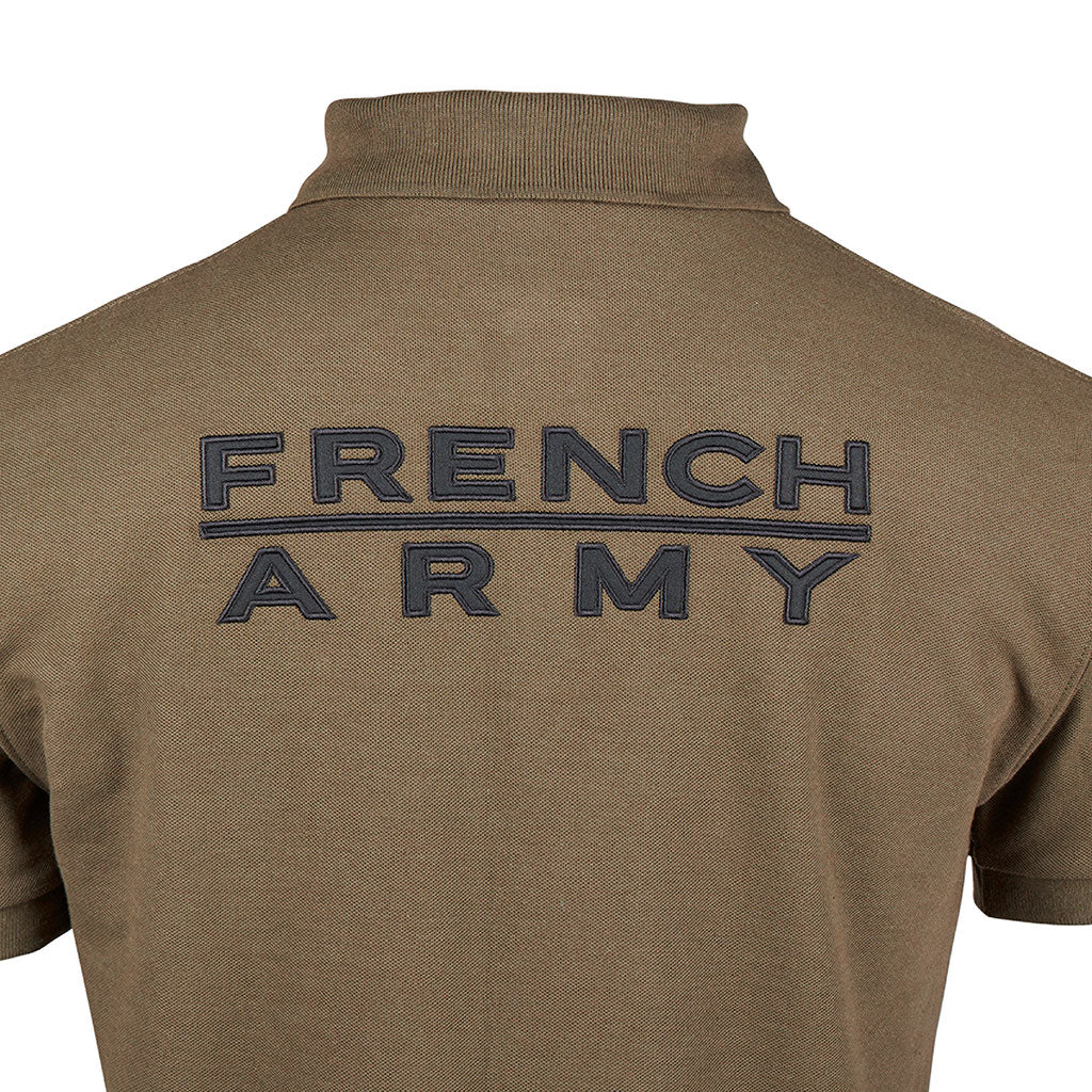 Polo tactique Ares French Army polycoton 230 g/m² poche de manche à glissière