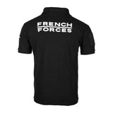 Polo tactique Ares French Forces maille polycoton 230 g/m² et poche de manche