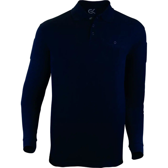 Polo de service manches longues GK Professional maille piquée polyester 300 g/m²