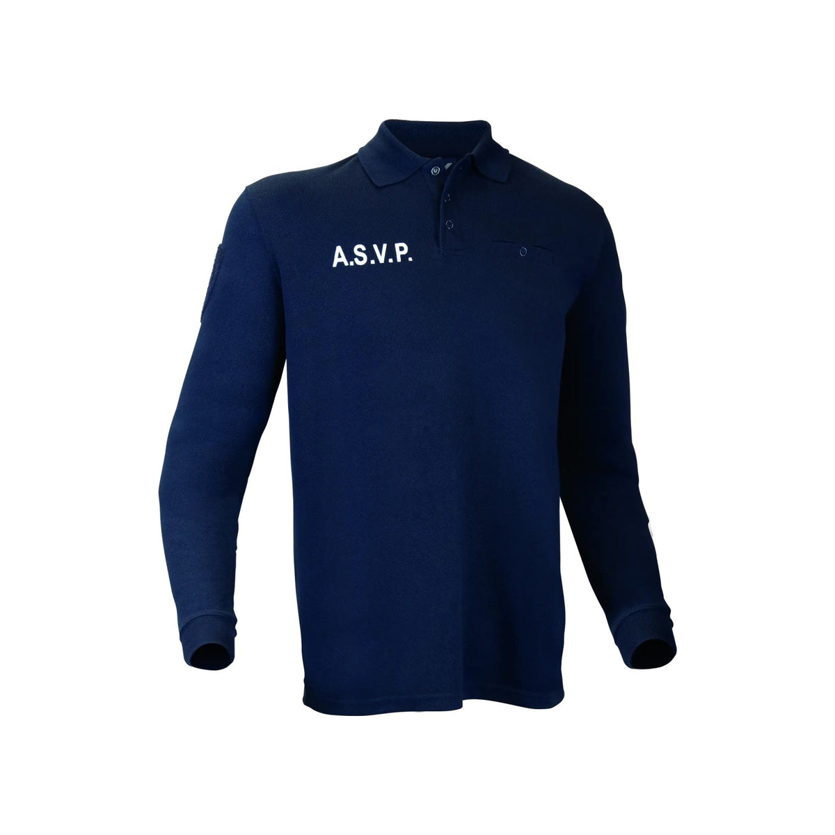 Polo de service manches longues GK Professional ASVP coton-polyester 220 g/m²
