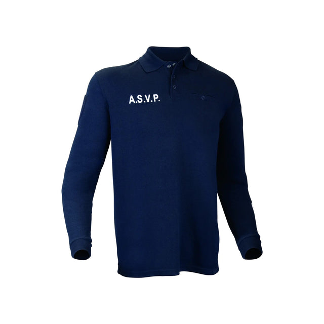 Polo de service manches longues GK Professional ASVP coton-polyester 220 g/m²