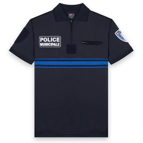 Polo de service manches courtes GK Professional Police Municipale polyester respirant