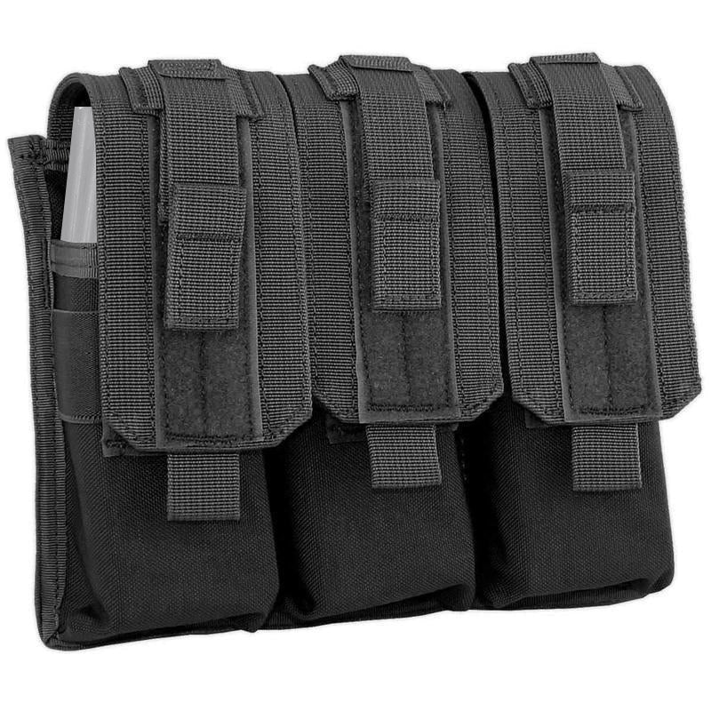 Porte - chargeur fermé AR15 3X2 Bulldog Tactical - Noir - Welkit.com